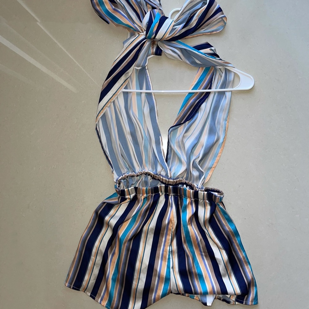 Backless Romper